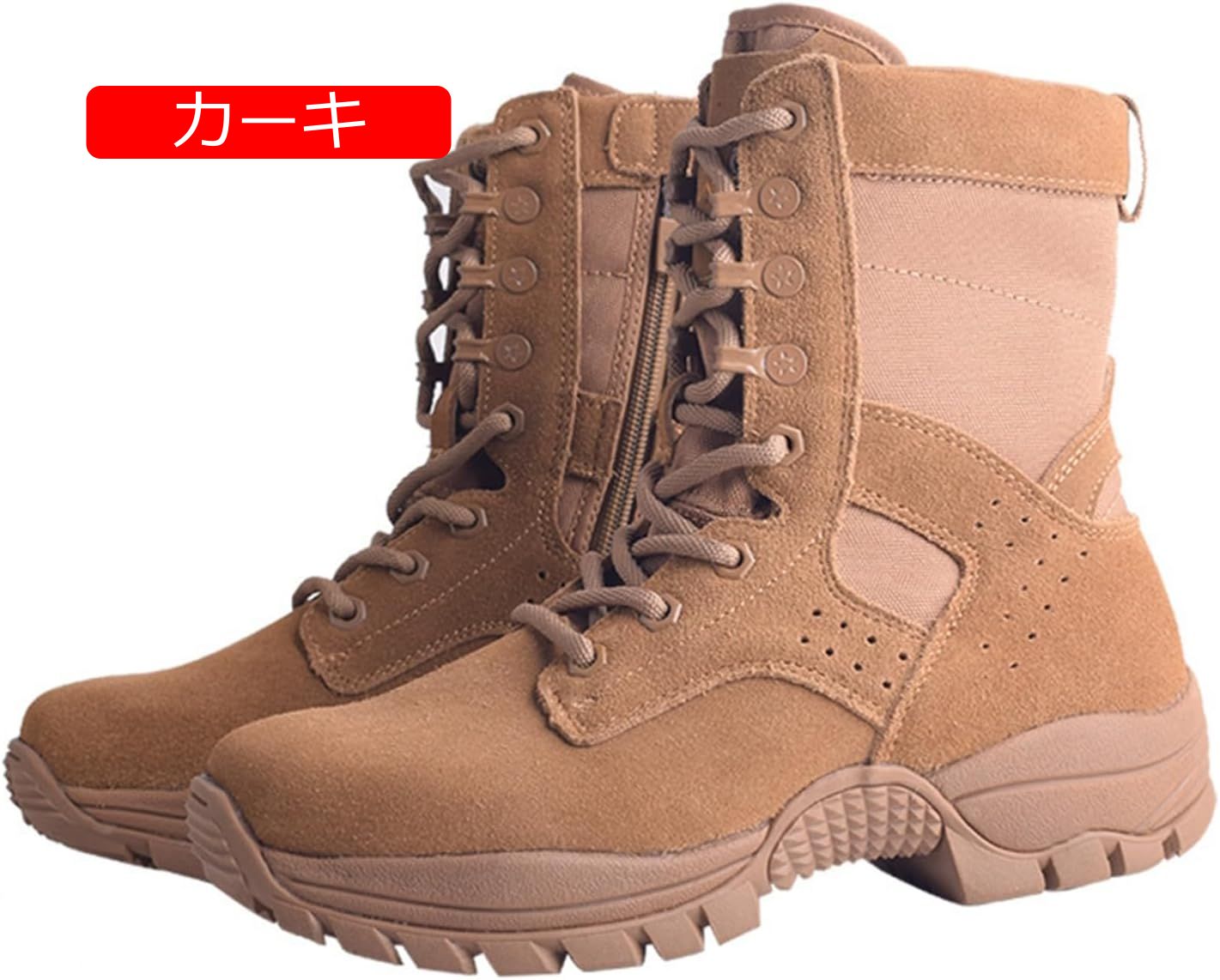 ミリタリーブーツ タクティカルブーツ メンズ タクティカルブーツ スエード キャン...