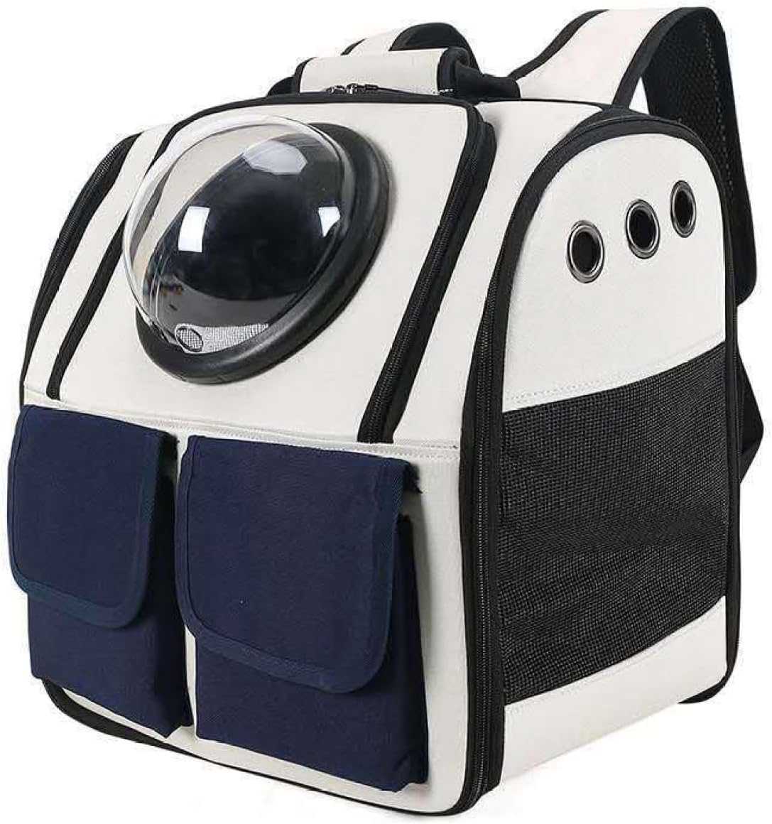 　　　 -------商品詳細------- 猫?小型犬?うさぎ?小型ペットなどに適用の猫キャリーバッグ 安定性が良いデザインで安.心してお出かけできます！ 内蔵の安.全ロープもペットが逃げるのを防ぎます。 季節や場所を問わず、便利にご利用いただけます。 旅行、サイクリング、ウォーキング、観光、キャンプなど、屋外活動に非常に適しています。説明 「ペットと快適なお出かけできますのペットきゃりーバッグ」 ◇【通気性】ペットに新鮮な空気を充分与えてくれて外から見られるので安.心です。 ◇【コンパクト】ペットキャリーバッグは調節可能なショルダーストラップが付属していて軽量だから取り扱いやすいです。 ◇【飛び出し防止リード】猫キャリーリュックの中には飛び出し防止リードも付きで、ペットの安.全をしっかり守ってくれます。 ◇【3Way】多機能3wayの猫 きゃりーバッグ リュック、前に背負う、後ろに背負う、手提げ、リュックタイプだと両手が自由に使えることも大きなポイント。 ◇【様々なシーンで活用】余裕のある大きさでお散歩、自転車、電車、病院、災害時?緊急時などのお出かけ、様々なシーンで活用できます。 1、「飼い主さんの注意事項」 ※警戒心が強い猫の場合、使ってくれないこともあるので、飼い主さんの匂いのついたタオルや、猫のお気に入りのタオルで慣らすといいかもしれません。 ※ご使用の目安：猫、うさぎ、小型犬、小動物。 2、「商品詳細」 ※実際の撮影機材の光や角度により、商品とは多少色違いがある場合がございます、実際の商品をご参照の上、ご理解お願い致します。 ※手動測定のため、物理的な物体は小さいサイズの誤差を持ち、通常の使用には影響しません。理解していただきありがとうございます。