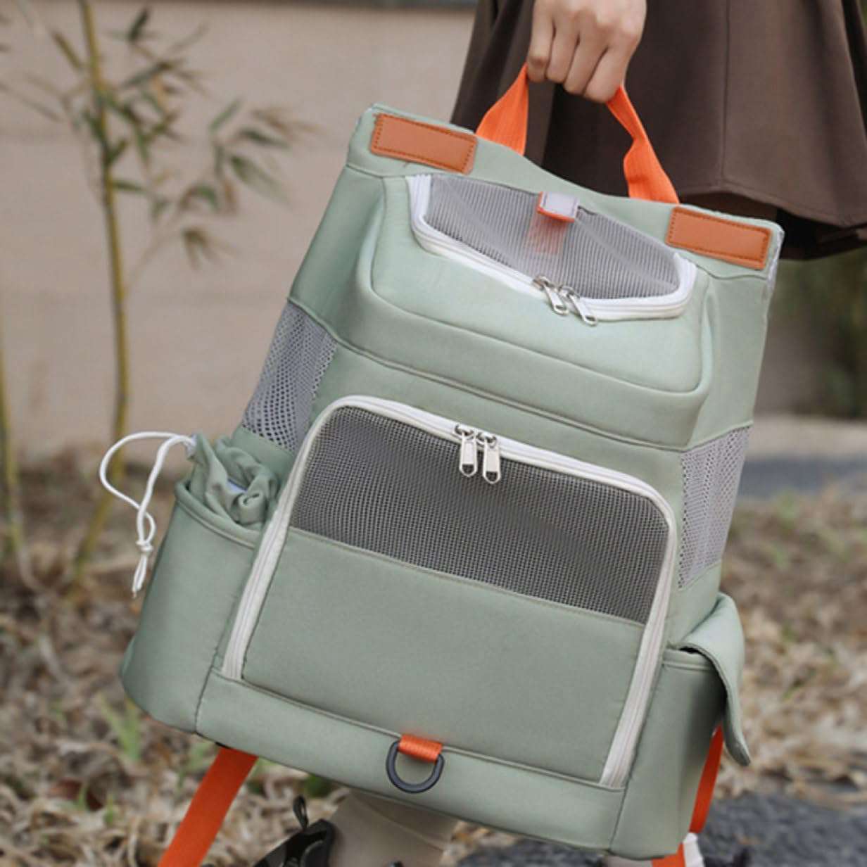 【10％OFFクーポンあり】猫 リュック ペット 小型犬 ペットキャリーバッグ 猫用 ウサギ 小型犬 お出かけ 携帯便利 丈夫 通気 M 折りたたみ式 ソフトクレート ペットキャリー リュック 猫キャリー 犬キャリー ドライブ