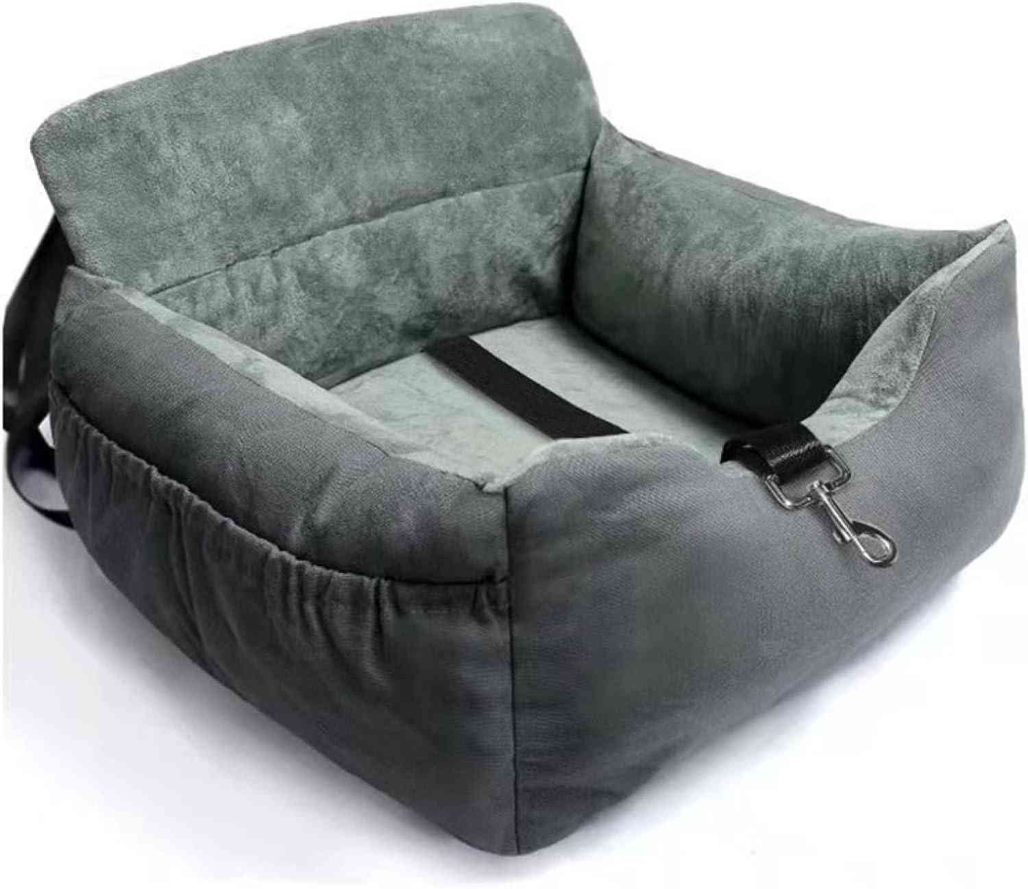 　　　 -------商品詳細------- 【仕様参考】Mサイズ：55*50*30CM（小型犬、全種類の猫）;【セット内容】ベッド本体*1； 【ドライブシート＋ドッグベッド】ワンちゃんとのちょっとしたお出かけやキャンプ、アウトドアなどの遠出などに使える便利なドライブシートです。さらに、お家の中でも使えます。ペットベッドとして、怪我や病気、老衰で介護が必要なワンちゃんの健やかな生活をサポートすべく、この介護ベッドは開発されました。 【取り付け簡単】車のシートに固定できるベルトが2本ついています！ベルトの長さも自由に調整できるので、お車のサイズに合わせて設置できます。長さ調節が可能なバックル着きのベルトで座席にしっかりと座席へ取り付け可能！ 納期について、お支払い確定後在庫のある商品は通常7〜10営業日ほどでのお届けとなります。祝日になると出荷時間が少し遅くなります。ご理解をお願い致します。 【飛び出し防止用のリード付き】クッション内側のリードでペットの首輪やハーネスを繋ないで居場所を固定！飛び出し防止リード付きで運転中にペットが動くことがあっても安心です。万一の急ブレーキの時などは動きを制限されることでペットが大ケガをする可能性を減らしてくれます。シートの底面は滑り防止ゴムでさらに安定感アップ！ 【滑り止め加工あるので、手洗いにおすすめです〜】底面は防水生地を使用し、滑り止めデザインも付いてるのでズレにくいです。弊店のペットベッドは出荷前に厳しい品質検査を行いました。ペットや人の健康のために、安全無毒、刺激がない素材を採用します。説明 大切なペットちゃんとのお出かけを快適に楽しめましょう！ ◎サイズも丁度良くて、座り心地も良くて、車の移動があまり好きでない愛犬でも、気楽に乗って、心地よく座ります。 ◎ペットの安全座席は良好な保温性の機能を持っていて、ペットベッドとしても使えます。 ◎ドライブが苦手な子でも、座り心地が良く、楽しくお出かけできます。 ◎愛犬が気持ち良く寝てる姿を見ると微笑みも増える商品です。 ★飛び出し防止フック付き ★収納ポケット付き ★滑り止め加工 ★汚れ防止 中小型犬、猫、うさぎにけのペットドライブシート兼ドライブボックスです。 仕様参考： Mサイズ：55*50*30CM（小型犬、全種類の猫） 1、このペットベッドは、ふんわりとしていて、弾力性抜群、形崩れしにくい、しっかりとした作ります。 2、底面は滑り止め生地を使用しているのでズレにくいです。 3、ペットの足跡、毛、フケ、汚れ、水、砂、土、泥から大事な車席を守ってくれます。 4、どんな車にも合わせやすいカラーとデザインがシンプルで、おしゃれなペット用ドライブベッドです。 5、車の中だけじゃなく、室内にも使用できます！ ※ご注意 商品はモニターによって色合い等、実物と多少差異がある場合がございます。ご了承ください。 商品のサイズは手作業で測定されているため、少し誤差があるかもしれません。 商品に何からご不明な所、或は商品に不具合等がある場合、遠慮なくご連絡いただけますと幸いです。 製品を受け取ったらパッケージを開き、パンパンと叩いて、ふわふわするように手動で調整してください。数時間置いて、空気が十分入り込むようにして、商品が自動的に原状を恢復されます。 弊店のペットベッドは出荷前に厳しい品質検査を行いました。ペットや人の健康のために、安全無毒、刺激がない素材を採用します。