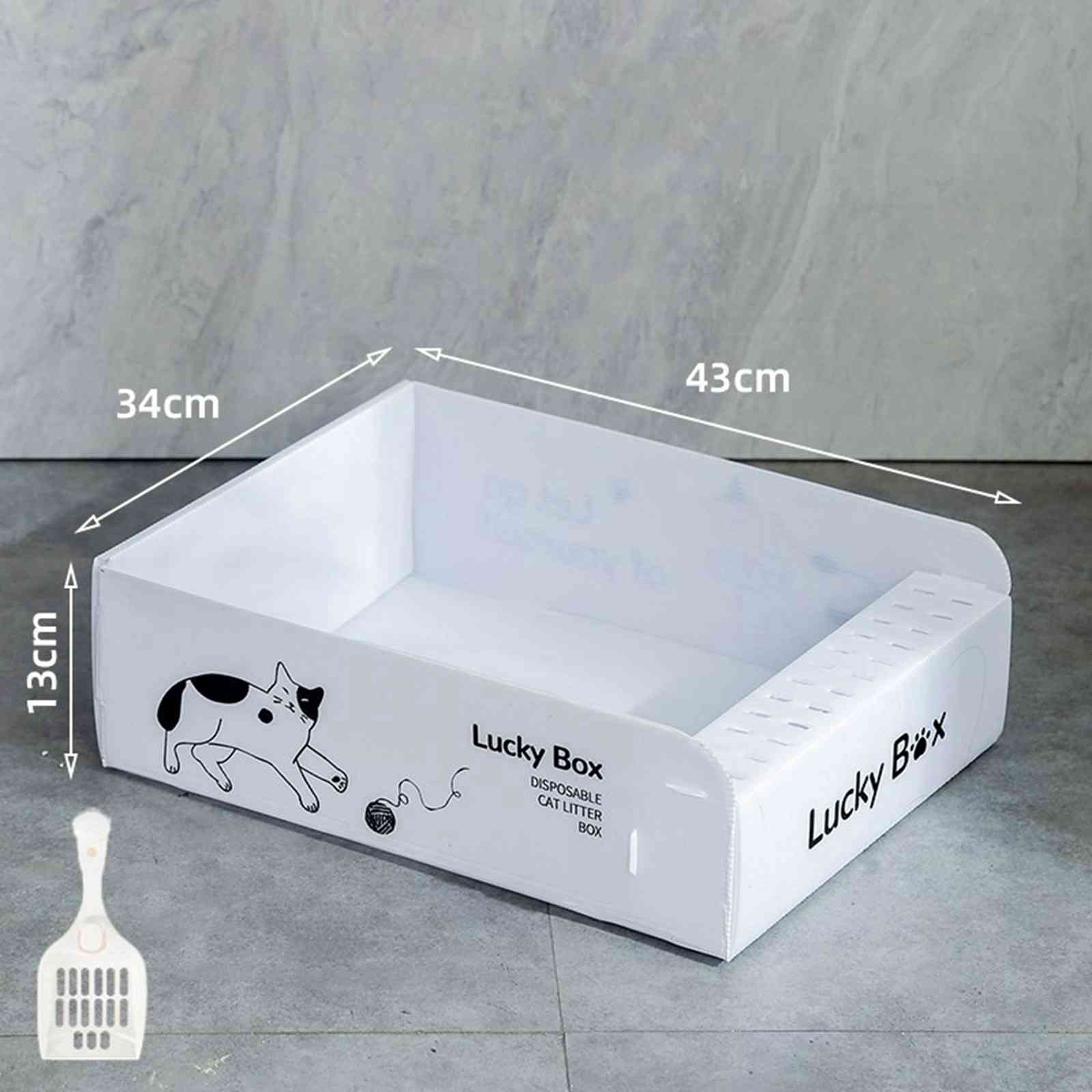 【10％OFFクーポンあり】大型 小型 猫用使い捨てトイレ 猫用トイレ ポータブル 折...