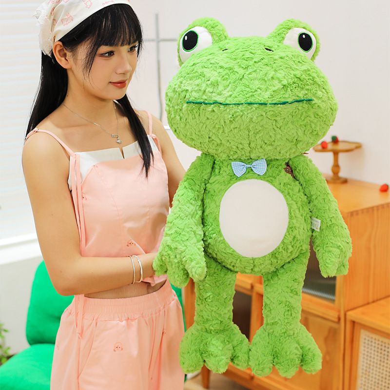 カエル ぬいぐるみ 抱き枕 癒し系 ふわふわ もこもこ 大きい目 柔らかい 萌えグッズ 子供 大人 誕生日 ギフト プレゼント 贈り物 インテリア 添い寝 枕 部屋飾り おもちゃ 出産祝い 記念日 ク