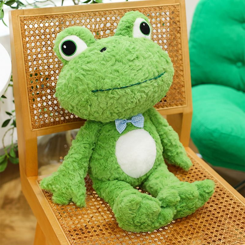 Nartoostonのカエル ぬいぐるみ 抱き枕 癒し系 ふわふわ もこもこ 大きい目 柔らかい 萌えグッズ 子供 大人 誕生日 ギフト プレゼント 贈り物 インテリア 添い寝 枕 部屋飾り おもちゃ 出産祝い 記念日 ク｜アングル3