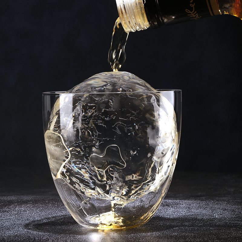 グラス タンブラー 300ミリリットル 北欧風 酒器 おしゃれ 丸い 卵型 うすはり コ...