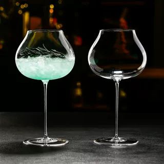 ワイングラス 690ml ペアセット おしゃれ 高級ガラス ブルゴーニュ ボルドー シャンパングラス スピリッツ カクテルグラス スタイリッシュ 薄肉 口当たりが良い 大容量 記念日 ギフト プレゼン comsys-r-10113191 Nartooston サンプル画像2