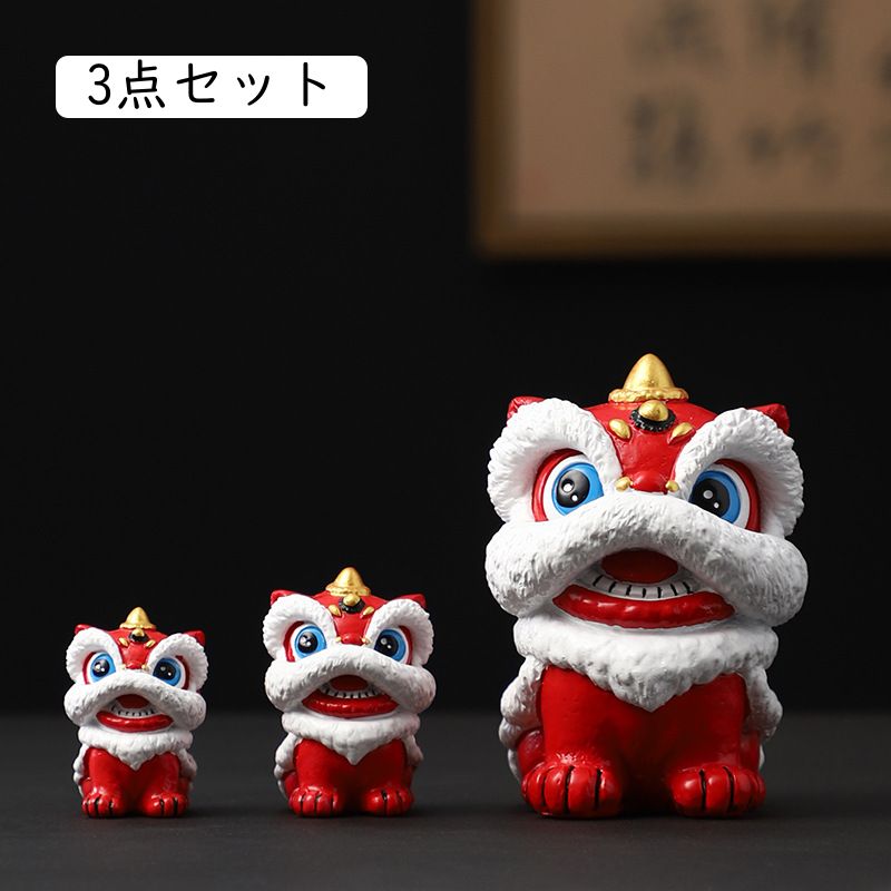 楽天市場】獅子頭 獅子舞（インテリア小物・置物｜インテリア・寝具