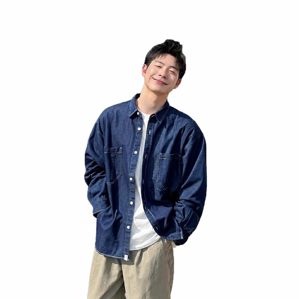 乐天商城 - 【ビッグシルエット】 デニムシャツ メンズ ワークシャツ 長袖 シャツジャケット ジーンズシャツ 羽織り トップス 厚手 ライトアウター オーバーサイズ ドロップショルダー ゆったり 大きいサイズ 体型カバー カジュアル ストリート アメカジ シティボーイ