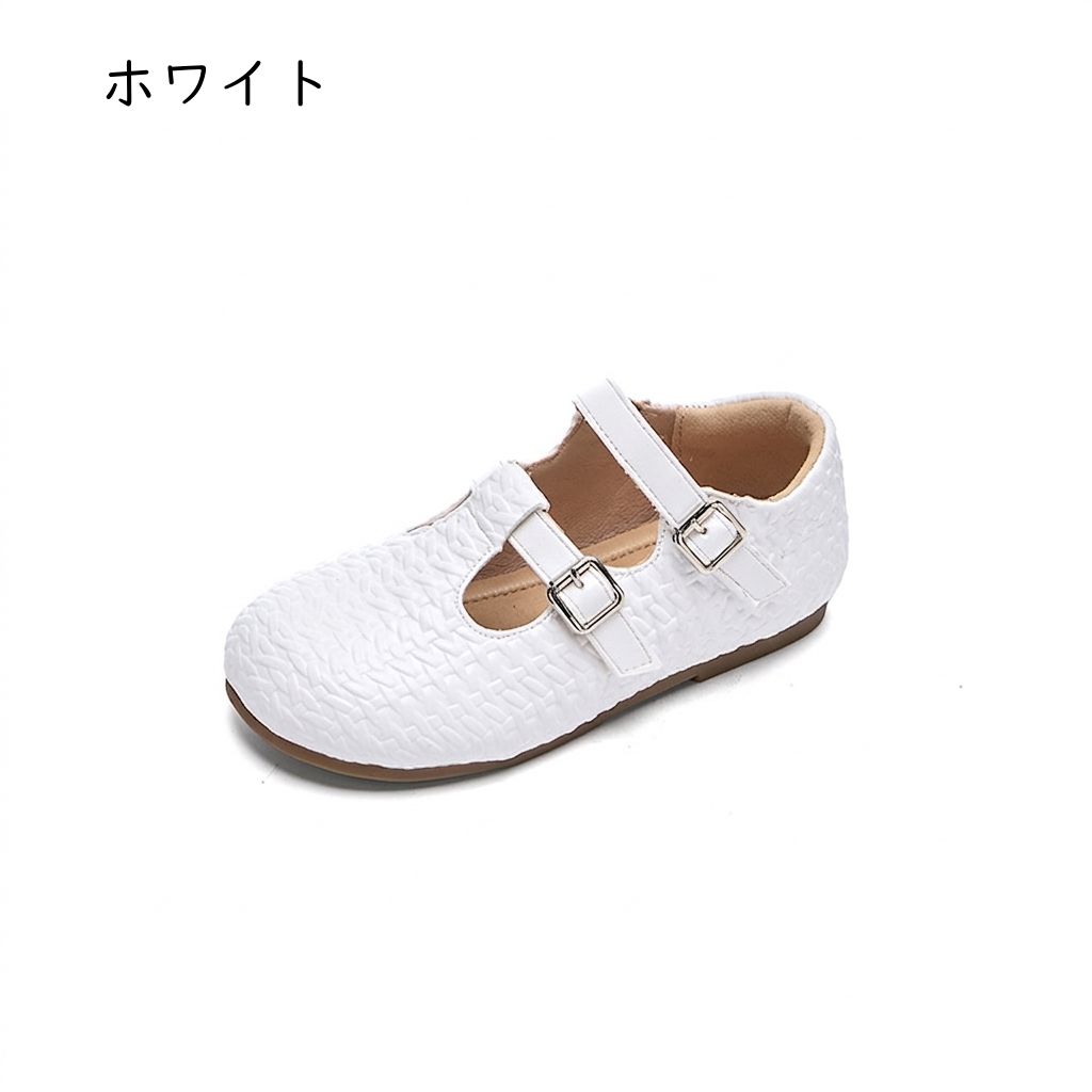 【蒸れにくい】 フォーマルシューズ 女の子 ストラップシューズ キッズ 子供靴 編み込み メッシュ? パンプス ぺたんこ フラットシューズ イントレチャート 柔らかい 履きやすい 痛くない 脱げにくい 疲れにくい 軽い 軽量 ジュニア 女児 発表会 ピアノ 結婚式 入学式 3