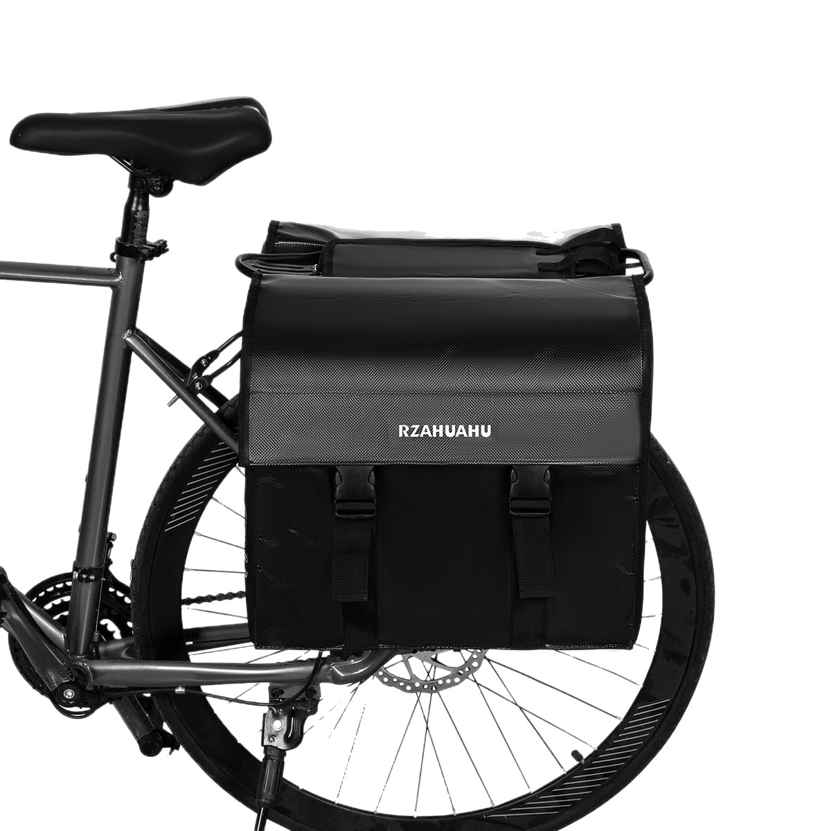 パニアバッグ 大容量 45L 防水 自転車用バッグ リアバッグ リアキャリア取付 マウ...
