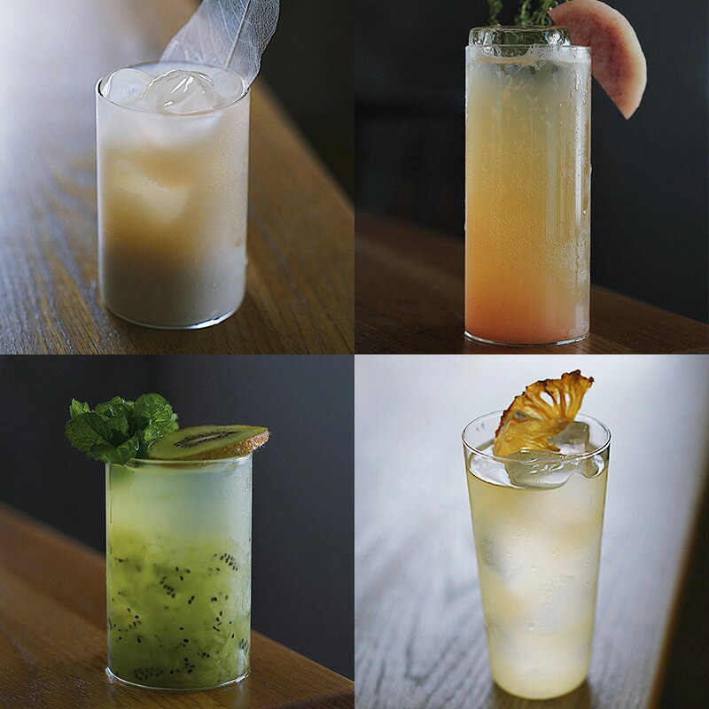 4個セット グラス タンブラー おしゃれ コップ モダン シンプル 北欧 カフェ ハイボール ビール カクテル 業務 飲食店 家庭 ギフト 来客 デザートカップ ウイスキー 焼酎 ジュース