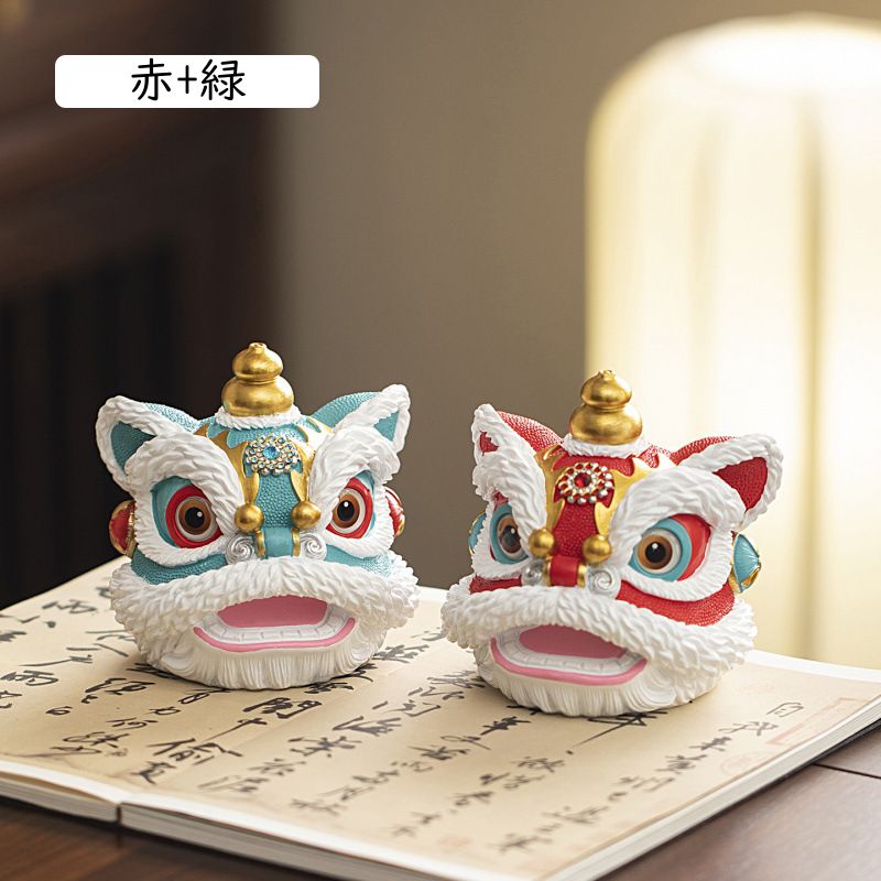 楽天市場】獅子舞 中国（置物｜インテリア小物・置物）：インテリア