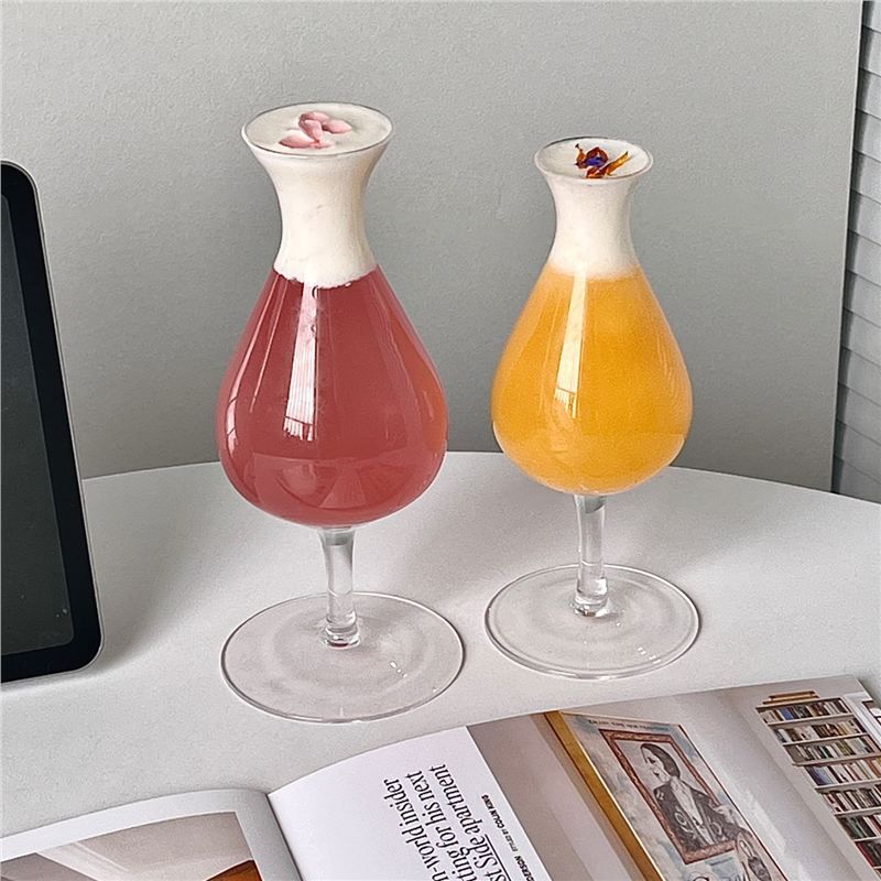 【インスタ映え】カクテルグラス チューリップ ワイングラス ステムグラス デザー...