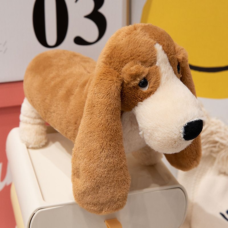 【癒しの垂れ耳】バセットハウンド ぬいぐるみ リアル 犬 いぬ イヌ わんちゃん 抱き枕 もちもち ふわふわ クッション おもちゃ 玩具 添い寝枕 癒し グッズ アニマル 動物 雑貨 インテリア 可愛い かわいい 子供 キッズ 赤ちゃん 彼女 誕生日 プレゼント ギフト 贈り物
