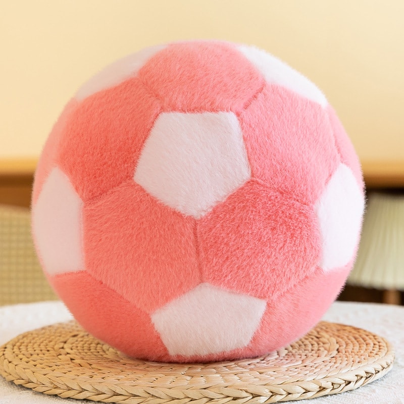 サッカーボール ぬいぐるみ おもちゃ 子供 室内 遊び ふわふわ 柔らかい 玩具 プレゼント もこもこ クッション 知育 癒やし 抱き枕 インテリア 運動 幼児 ギフト 男の子 女の子