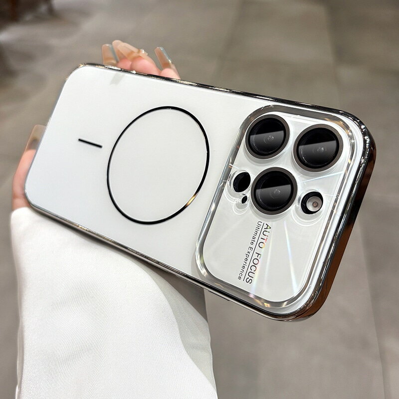 iPhone17proamx 対応 ケース 磁石対応 マグネット搭載 マット 質感 レンズ保護 一体型 指紋防止 耐衝撃 薄型 軽量 おしゃれ スマホケース 携帯保護カバー iPhone16 iPhone15 全機種対応