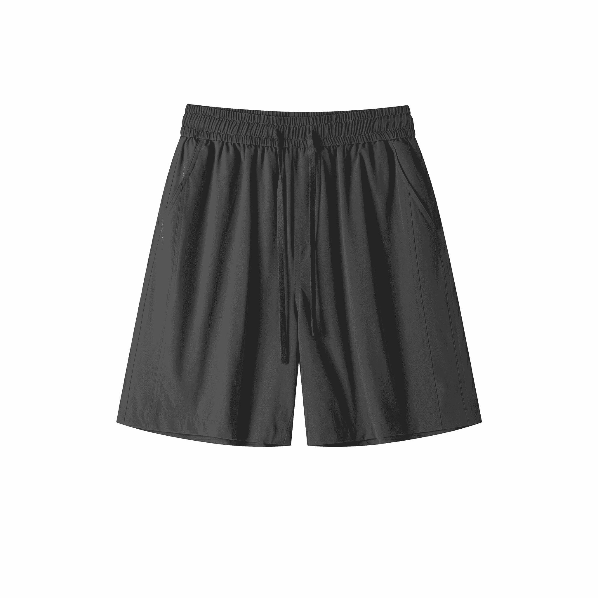 ハーフパンツ メンズ ショートパンツ 短パン 膝上 速乾 ドライ 軽量 涼しい アイスシルクタッチ ひんやり ボトムス ズボン ウエストゴム ドロスト 紐 ゆったり ワイド スポーツ トレーニング ジム ランニング 散歩 アウトドア キャンプ 海 ルームウェア comsys-r-10037346 Nartooston パッケージ画像