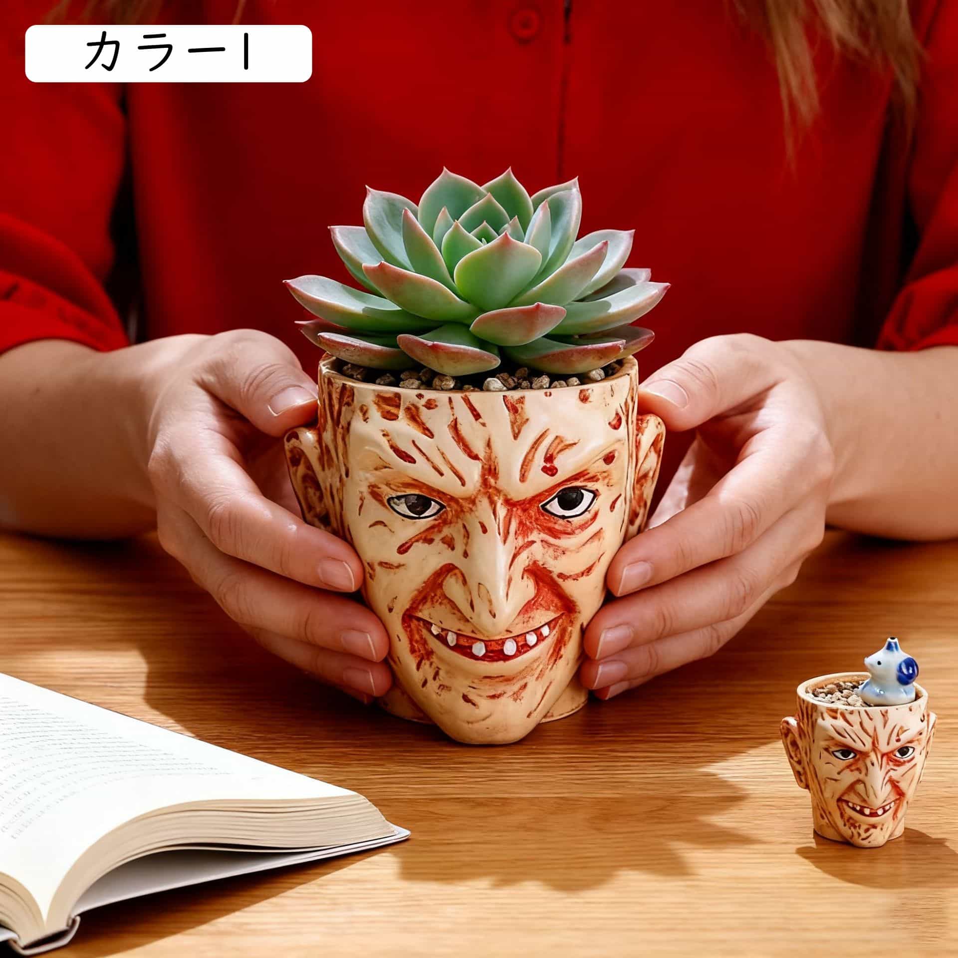 楽天市場】プランター 顔（インテリア小物・置物｜インテリア・寝具