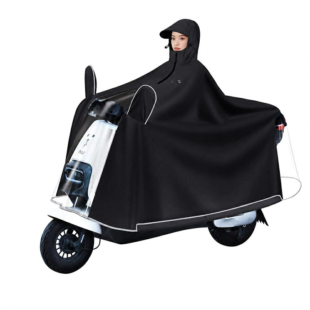 レインコート バイク用 レインポンチョ ロング丈 カッパ 雨具 男女兼用 スクーター...