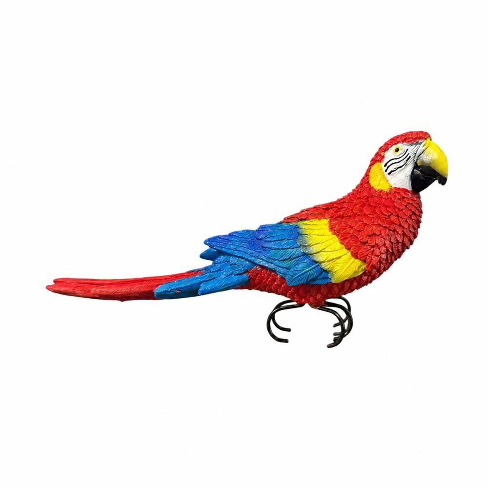 #希少種-ベニコンゴウインコ・ルリコンゴウインコ 樹脂製オブジェ 2体セット 楽天市場】コンゴウインコ 置物の通販