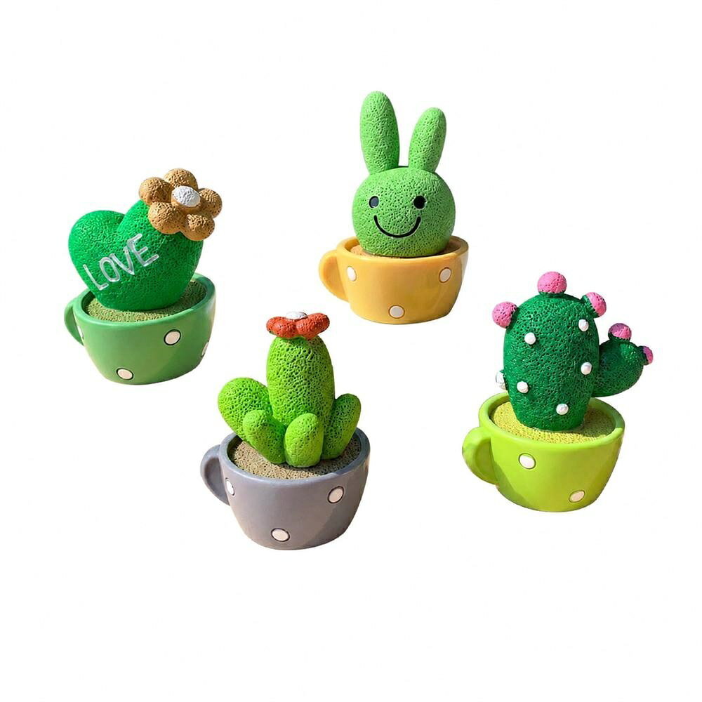 Rakuten - 置物 サボテン フェイクグリーン ミニチュア 多肉植物 癒し 卓上 インテリア 人工観葉植物 うさぎ ウサギ ハート マグカップ型 かわいい オブジェ 雑貨 小物 飾り 玄関 デスク周り オフィス 窓際 水やり不要 枯れない 手入れ簡単 レジン 樹脂製 ドット柄 お花 ギフト