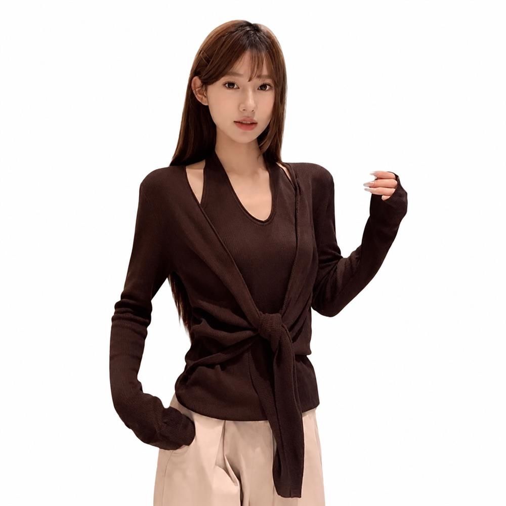 Rakuten - ニットパーカー レディース ジップアップ フード付き カーディガン 長袖 ニット トップス 無地 ファッション 秋冬 カジュアル きれいめ もっちり 羽織り 体型カバー 大人可愛い 通学 通勤