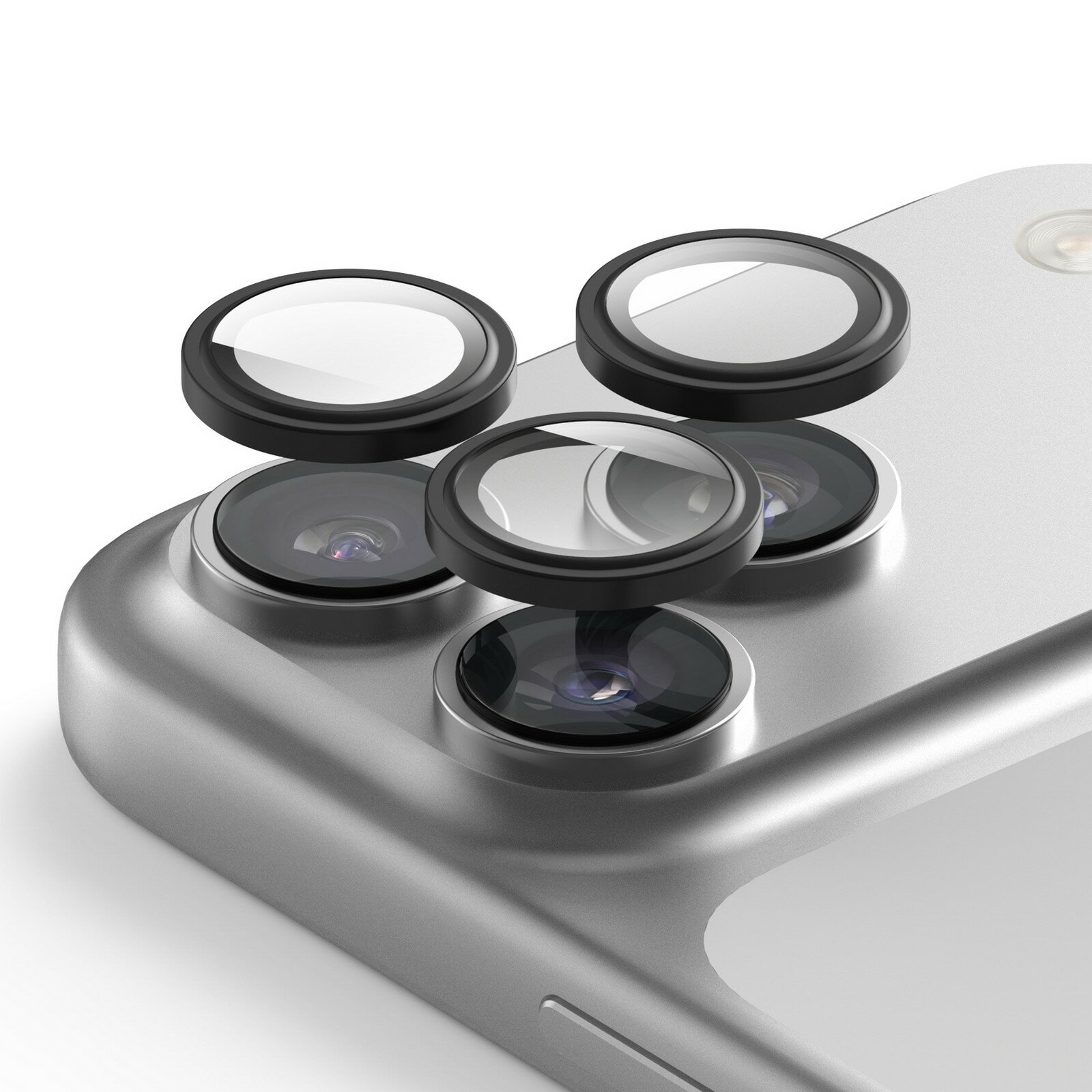 iPhone 17 Pro iPhone17ProMax カメラ保護 フィルム 指紋 傷 防止 カメラカバー 9H ガラス レンズカバー [ iPhone17Pro アイフォン17Pro アイフォン 17Pro Max 対応 ] elago Individual Camera Lens Protector
