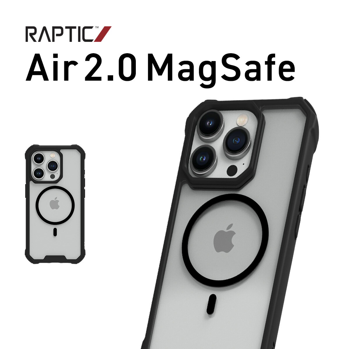iPhone15Pro P[X Magsafe Ή ϏՌ ČR MILKi NA ϏՌP[X Ռz  h~ TPU }OZ[t X}zP[X [ Apple iPhone15 Pro ACtH15 v Ή ] RAPTIC Air 2.0 MagSafe