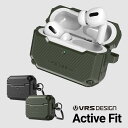 AirPods Pro ケース 耐衝撃 カラビナ ストラップホール 付き タフ ソフト カバー 衝撃 吸収 傷防止 落下防止 頑丈 保護 衝撃吸収 ケースカバー...