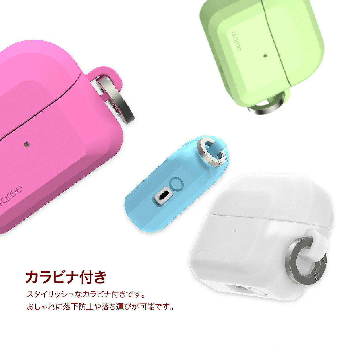 Galaxy Buds3 FE Buds 3 Pro ������ ���ꥳ�� ��ɻ� ����ӥ� �� ���С� ���� ����ץ� �ǥ����� ���ꥳ�󥱡��� [ GalaxyBuds3 ����饯���� �Хå� 3FE ����饯�����Хå�3�ץ� �б� ] araree BRIO