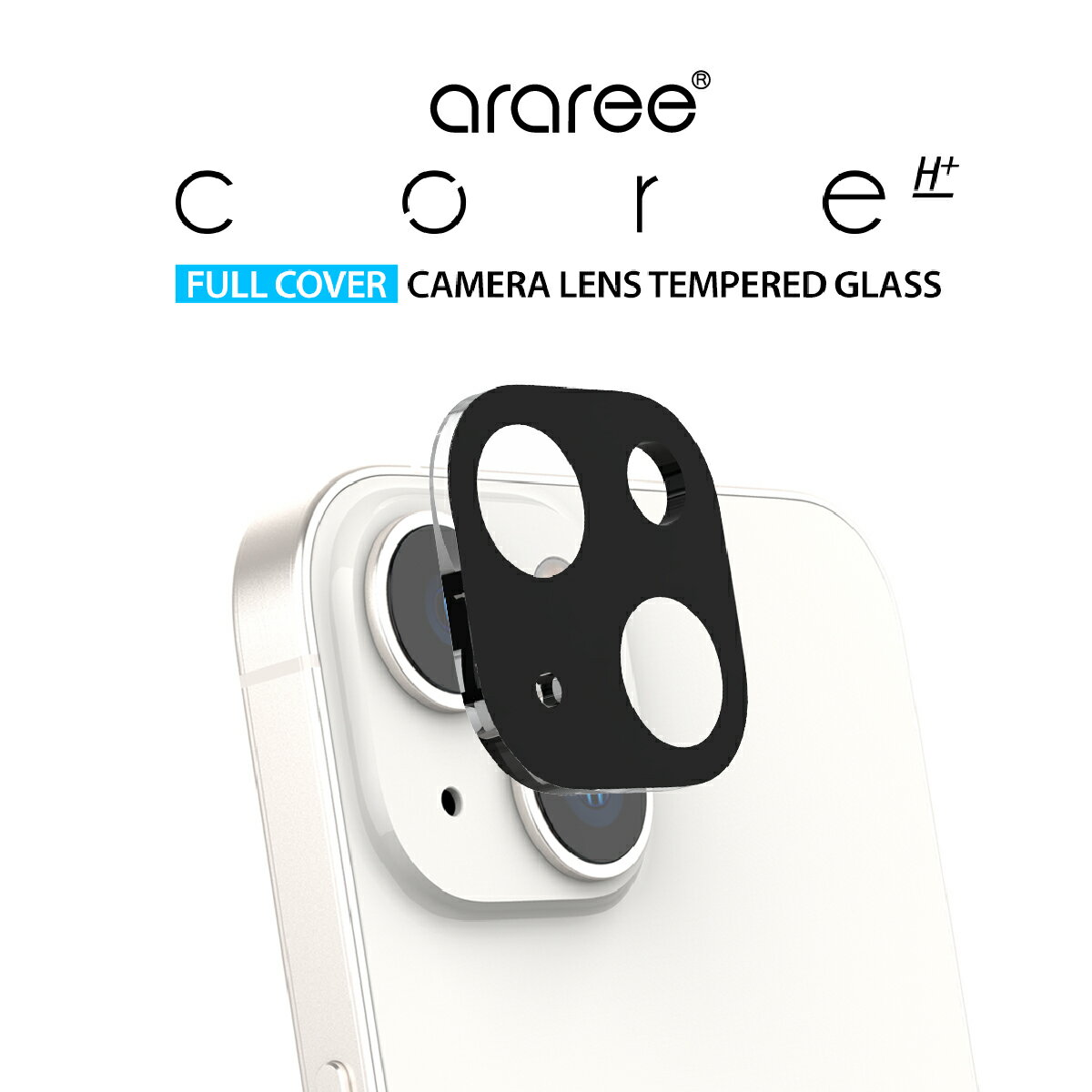 iPhone14 / iPhone14Plus カメラレンズ保護 カメラフィルム 9H 強化ガラス 高透過率 カメラレンズカバー 傷防止 カメラレンズ保護 フィルム [ iPhone 14 iPhone14Plus iPhone14+ アイフォン14Plus アイフォン14プラス プラス 対応 ] araree C-Sub Coreのサムネイル