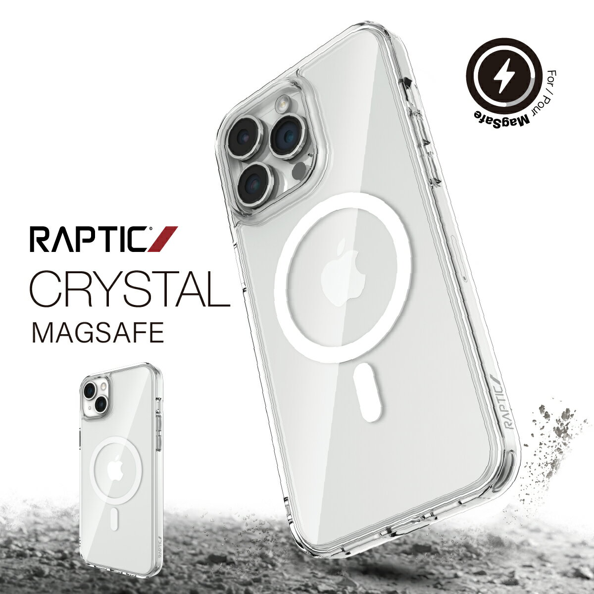 iPhone15Plus P[X Magsafe Ή ϏՌ ČR MILKi NA ϏՌP[X  ^ }OZ[t X}zP[X [ Apple iPhone15 Plus ACtH15 vX Ή ] RAPTIC Crystal MagSafe
