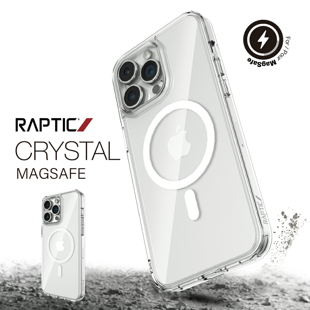 iPhone15ProMax P[X Magsafe Ή ϏՌ ČR MILKi NA ϏՌP[X  ^ }OZ[t X}zP[X [ Apple iPhone15 ProMax ACtH15 v}bNX Ή ] RAPTIC Crystal MagSafe