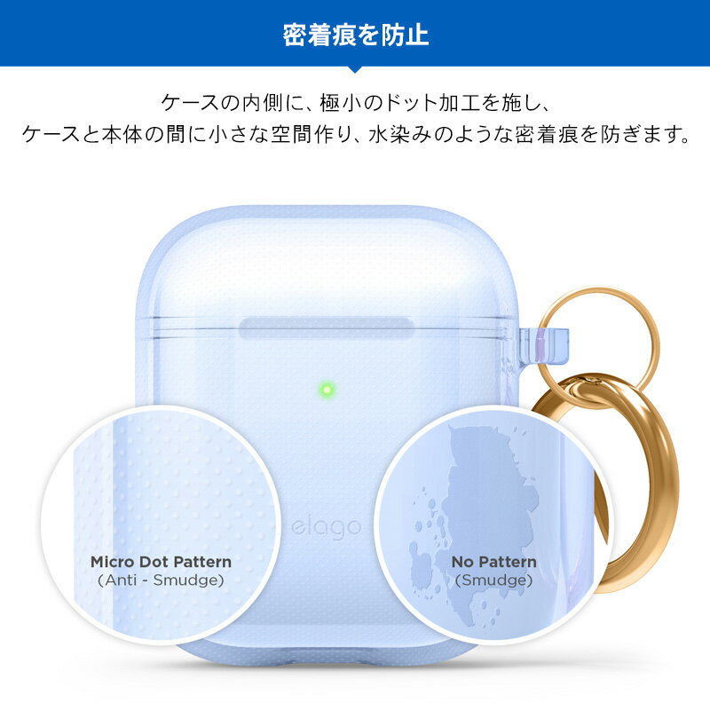 AirPods ������ ���ꥢ ����ӥ� ��� �� �Ѿ׷� ����ץ� TPU Ʃ�� ���С� �׷� �ۼ� ���ե� ���������С� ���ɻ� ��ɻ� �ݸ� ���������꡼ [ Apple AirPods 1 ��1���� MMEF2J/A & AirPods 2 ��2���� MRXJ2J/A MV7N2J/A MR8U2J/A �������ݥå� �б� ] elago CLEAR CASE