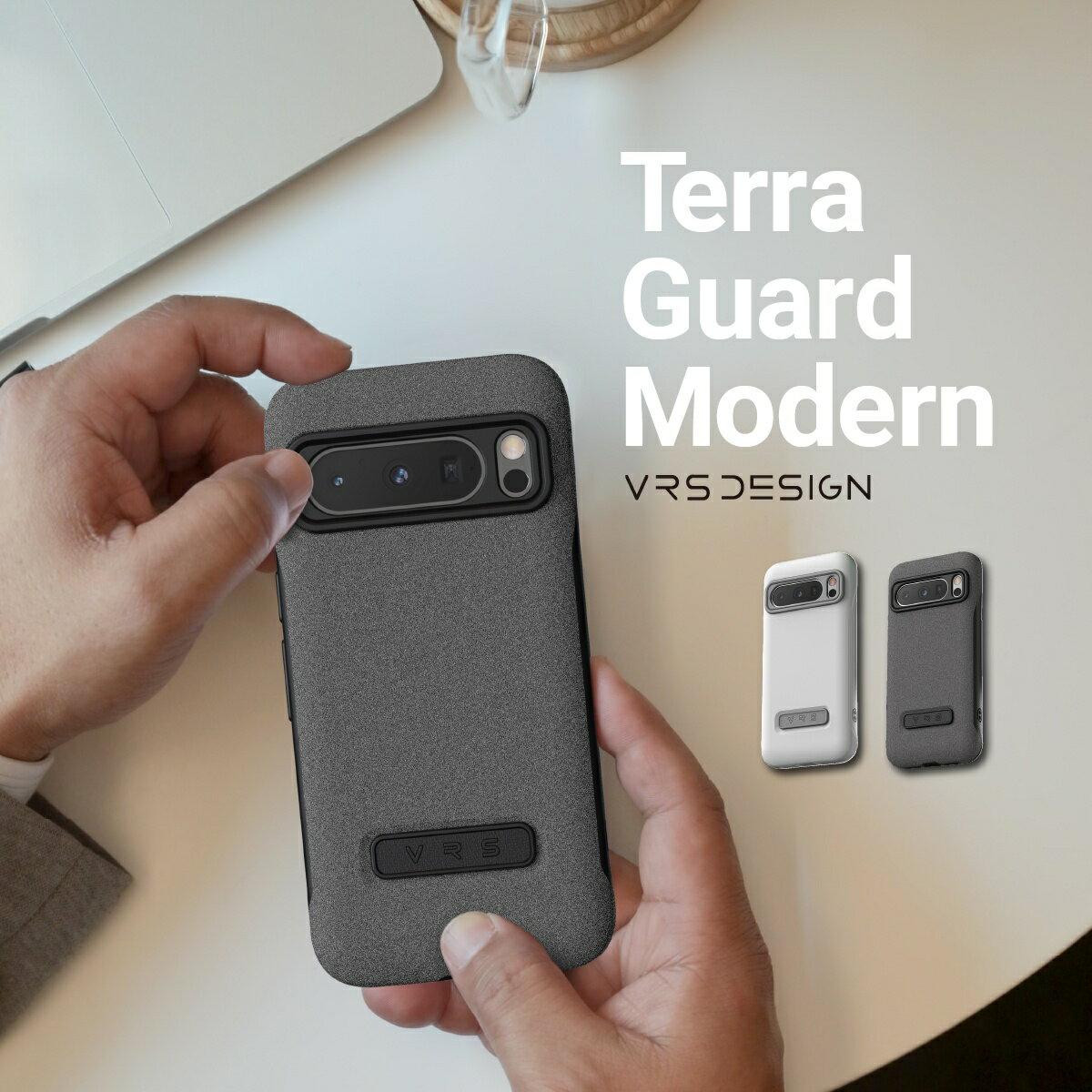 Pixel8 Pro ケース 耐衝撃 スマホケース シンプル デザイン ストラップホール 付 スリム 携帯ケース  VRS DESIGN（VERUS） Terra Guard Modern