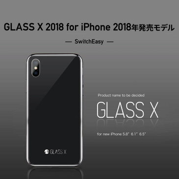 iPhone Xs iPhone X ケース ガラス 硬度9H 背面 強化ガラス × TPU ハイブリッド カバー iPhoneの質感を再現した ガラスケース スマホケース Qi ワイヤレス 充電 対応 Apple iPhoneXs iPhoneX アイフォンXs アイフォンX SwitchEasy GLASS X