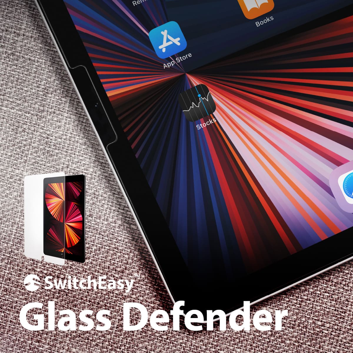 iPad mini 6 2021 フィルム 9H 強化ガラス ブルーライトカットフィルム クリア ブルーライトカット ガラスフィルム iPadmini6 iPad mini6 アイパットミニ 6 アイパッドミニ 2021年 対応 SwitchEasy Glass Defender