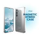 Galaxy S24 ケース マグネット 内蔵 耐衝撃 クリア スマホケース MagSafe Qi2 対応 透明 マグセーフ 携帯ケース [ Samsung G...