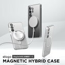 Galaxy S25 ケース MagSafe対応 耐衝撃 クリア スマホケース カメラ レンズ 保護 マグネット 付 透明 カバー [ GalaxyS25 サム...