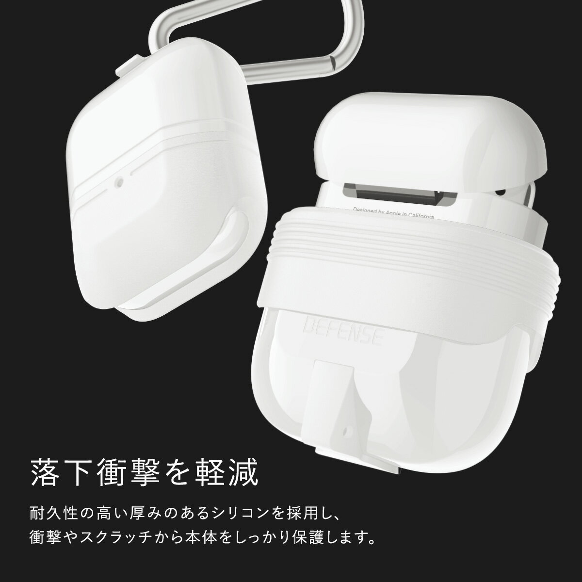 AirPods ������ ��ũ �ɿ� ����ӥ� �դ� ���С� �Ѿ׷� ���ꥳ�� �׷� �ۼ� ����ץ� ���������С� ���ɻ� ��ɻ� �ݸ� ���������꡼ Qi �磻��쥹 ���� �б� [ AirPods1 / AirPods2 Wireless Charging Case �������ݥå� �������ݥå� �б� ] RAPTIC Journey