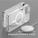 iPhone14Plus カバー ケース クリア MagSafe 対応 マグネット 付き シンプル スマホケース 耐衝撃 マグセーフ対応ケース 薄型 透明 ク..