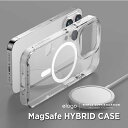 iPhone14 Pro カバー ケース クリア MagSafe 対応 マグネット 付き シンプル スマホケース 耐衝撃 マグセーフ対応ケース 薄型 透明 ク..