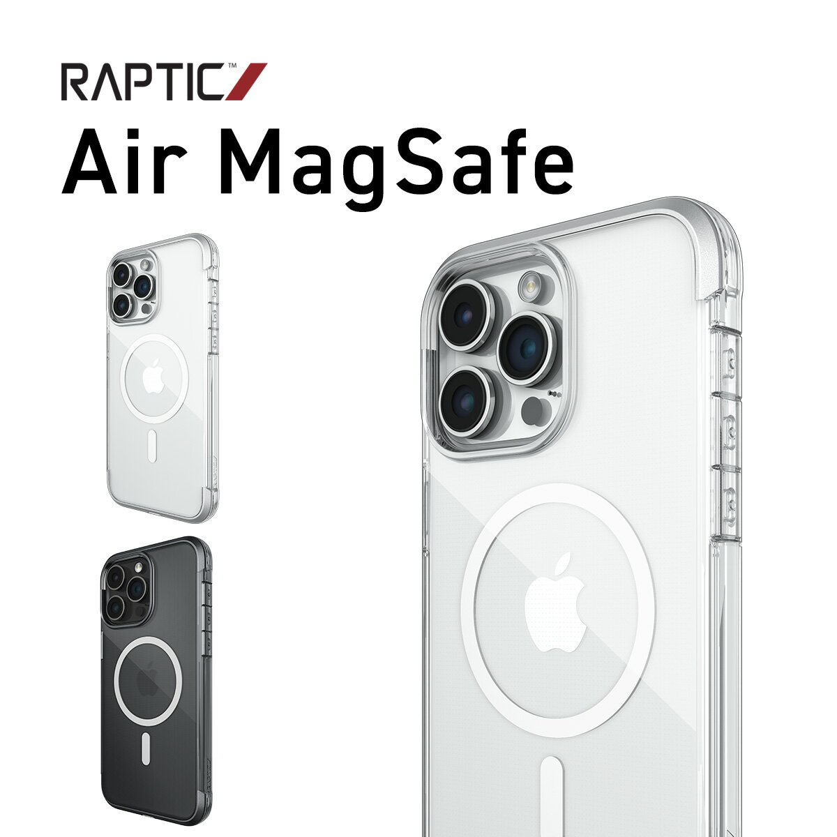 iPhone15ProMax P[X Magsafe Ή ϏՌ ČR MILKi NA ϏՌP[X A~ t[ }OZ[t X}zP[X [ Apple iPhone15 ProMax ACtH15 v}bNX Ή ] RAPTIC Air MagSafe