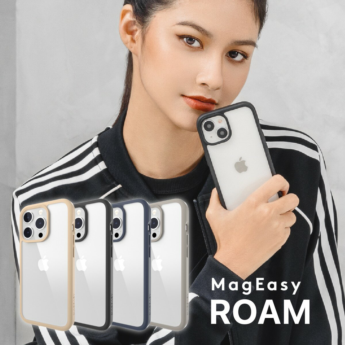 comwapʥåסˤ㤨iPhone15ProMax  Ѿ׷ Ʒ MIL ꥢ ¦ ɻ TPU Ǻ ꥢ ޥۥ [ Apple iPhone15 ProMax ե15 ץޥå б ] MagEasy ROAMפβǤʤ429ߤˤʤޤ