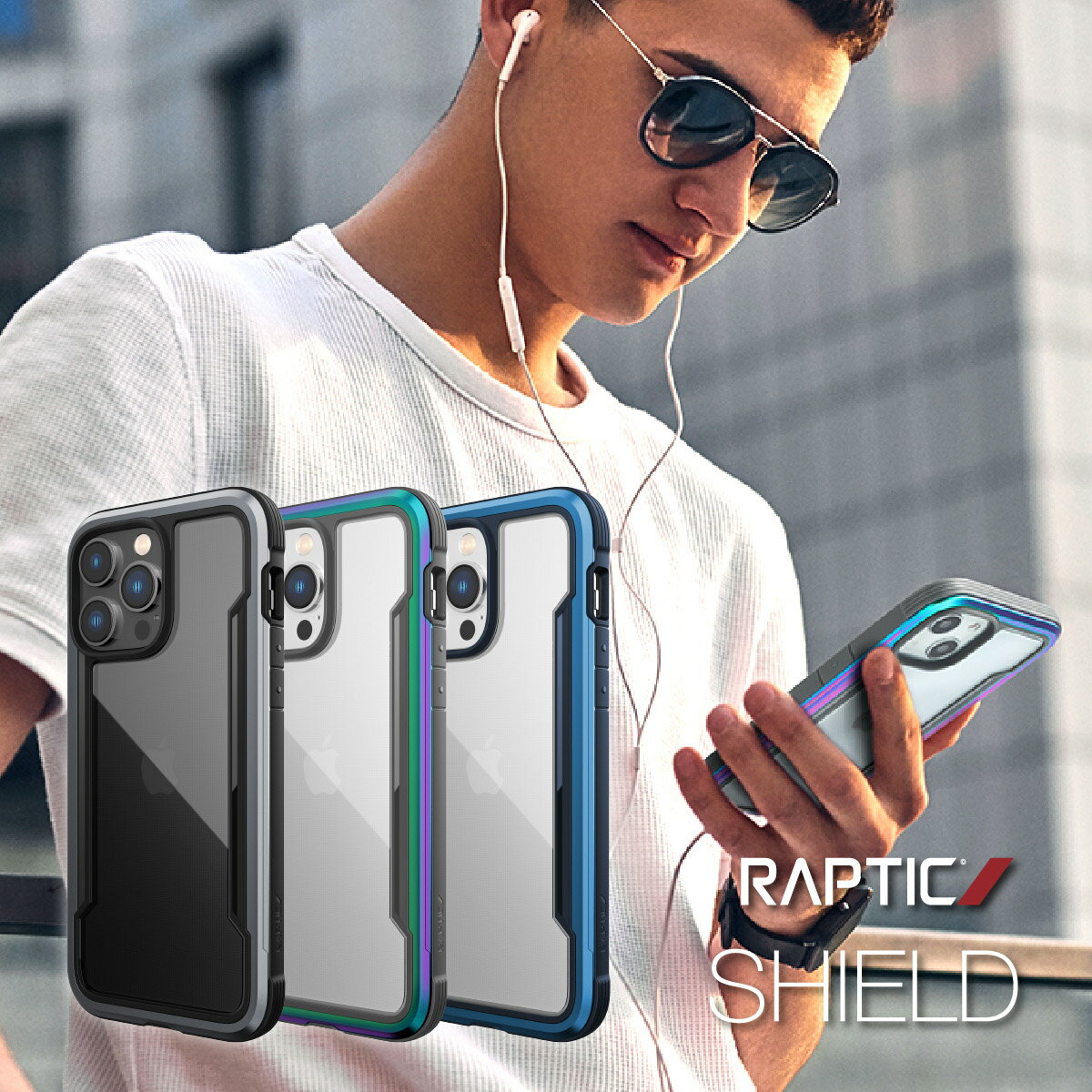 iPhone14 Pro P[X NA Jo[ ČRMILKi  ϏՌ X}zP[X ^ NAP[X ΏՌ X}zJo[ P[X [ Apple iPhone 14 v iPhone14v iPhone14Pro ACtH14Pro Ή ] RAPTIC Shield