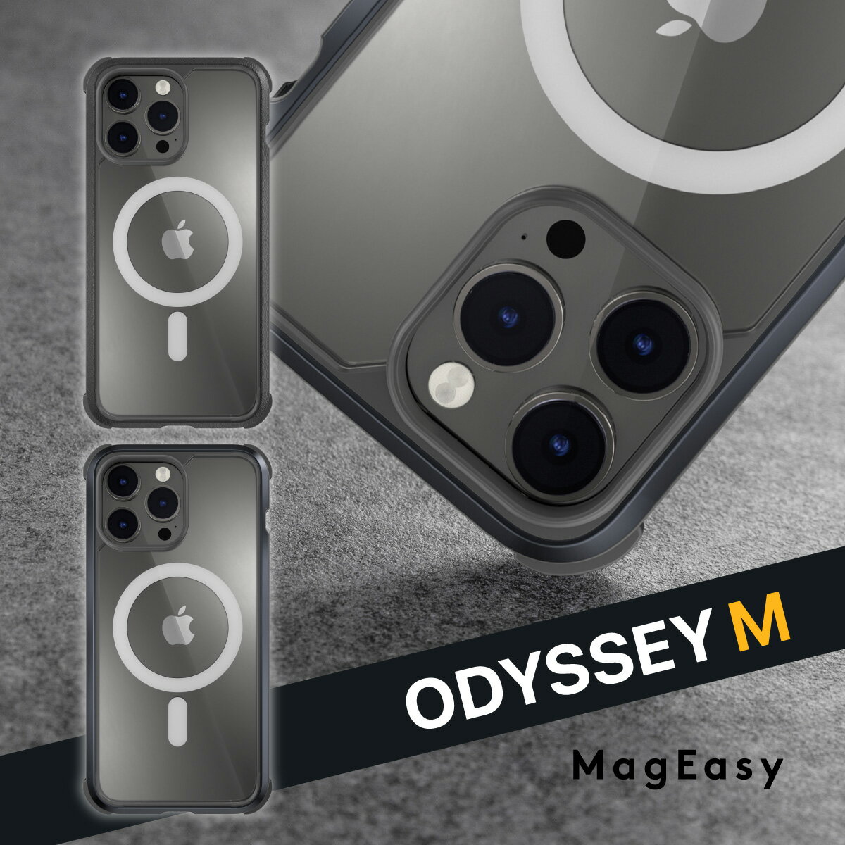 iPhone 14 Pro Max P[X Jo[ NA MagSafe Ή }Olbg t ϏՌ ČRMILKi Vv X}zP[X ^ }OZ[tΉP[X  NAP[X [ Apple iPhone14v}bNX iPhone14ProMax ACtH14v}bNX Ή ] MagEasy Odyssey M