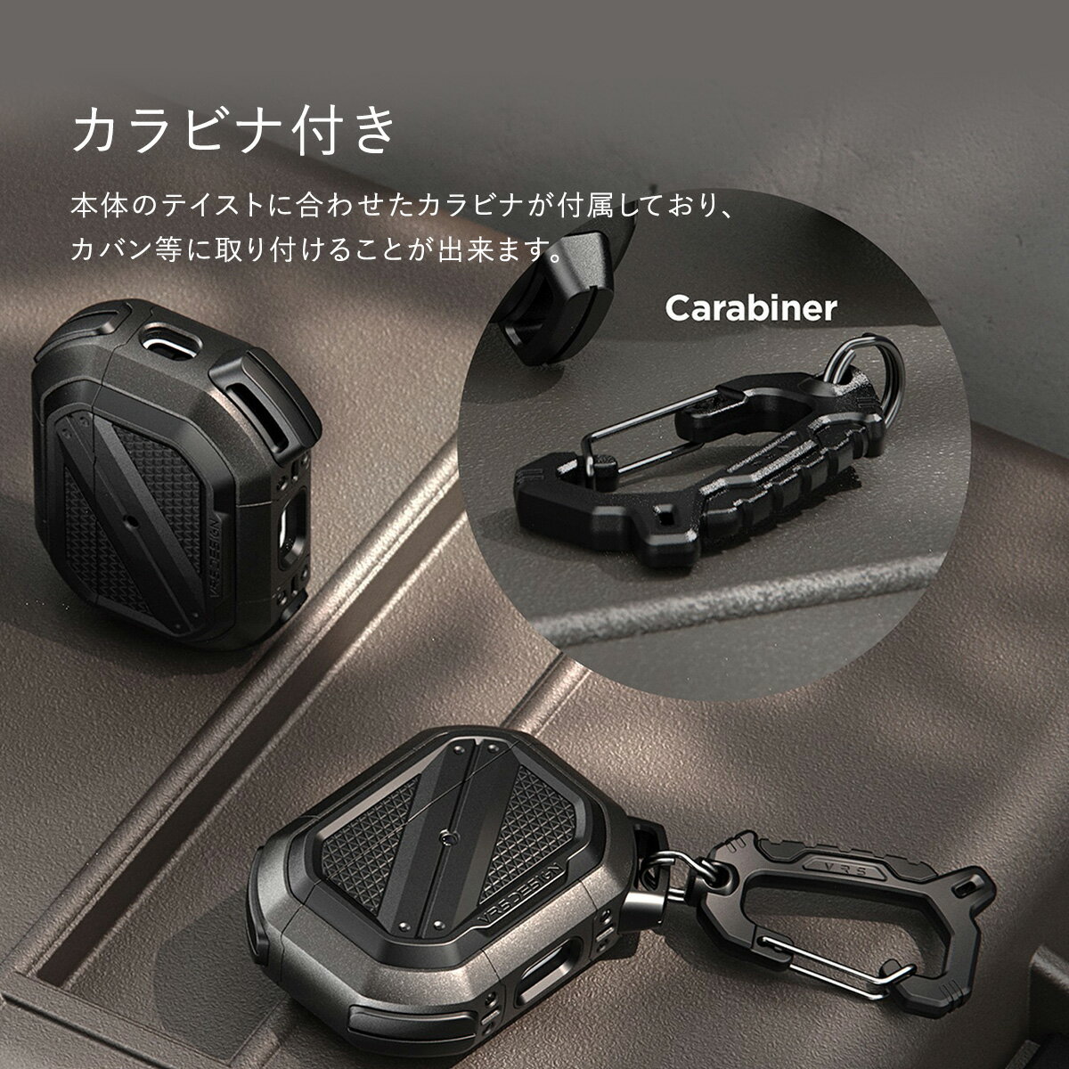 AirPods Pro2 ������ ���С� ����ӥ� �դ� �Ѿ׷� ���������С� �׷�ۼ� ����ӥ��դ� AirPodsPro2������ ���ɻ� ��ɻ� �ݸ� ���������꡼ [ Apple AirPodsPro2 MQD83J/A �������ݥå�Pro2 �����ݥåĥץ�2 �������ݥå��ץ�2 �������� �б� ] VRS Terra Guard Ultimate