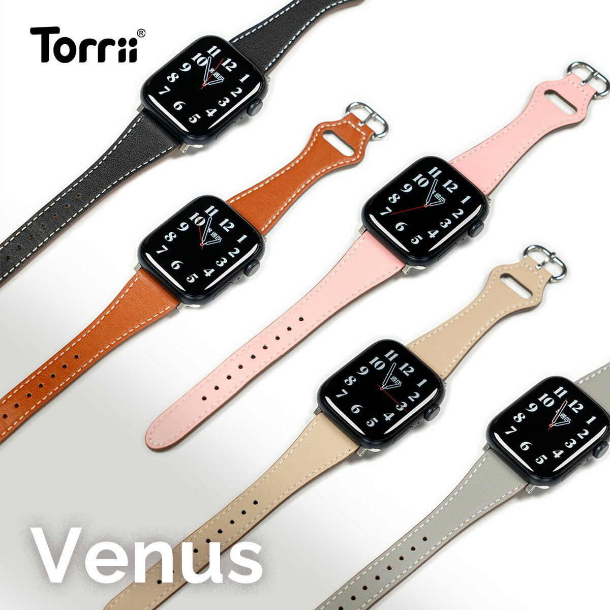 Apple Watch 8 SE2 7 45mm 44mm 42mm SE & 6 / 5 / 4 / 3 / 2 / 1 バンド 本革 シンプル ビジネス /...