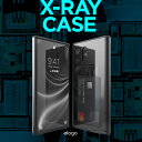Galaxy S24 Ultra ケース 耐衝撃 カード 収納 付 スマホケース 2層 デザイン カード収納 携帯ケース Samsung GalaxyS24 Ultra サムスン ギャラクシー S24 ウルトラ 対応 elago X-RAY CASE