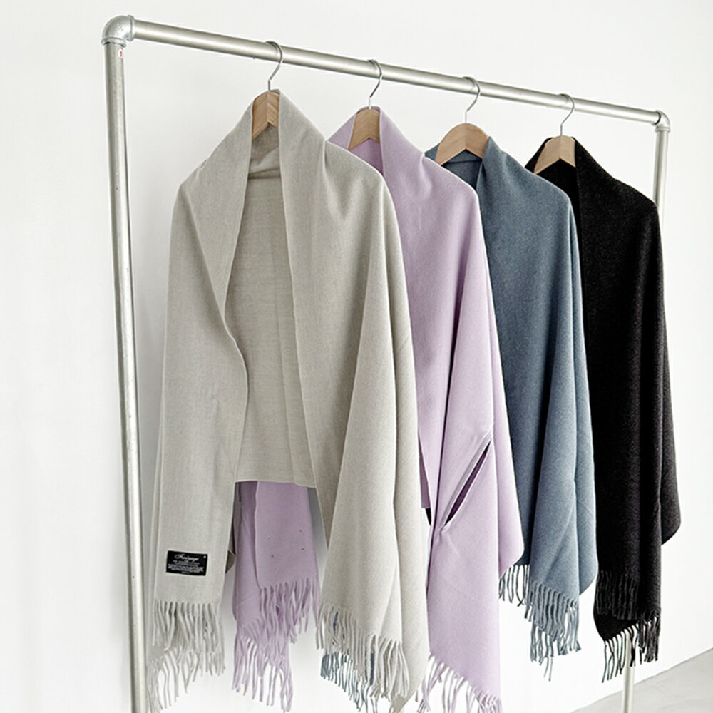 2025秋冬新作!【Finissage】ソリッドアームホールストール（4色） フィニサージュ マフラー 巻物 コン..