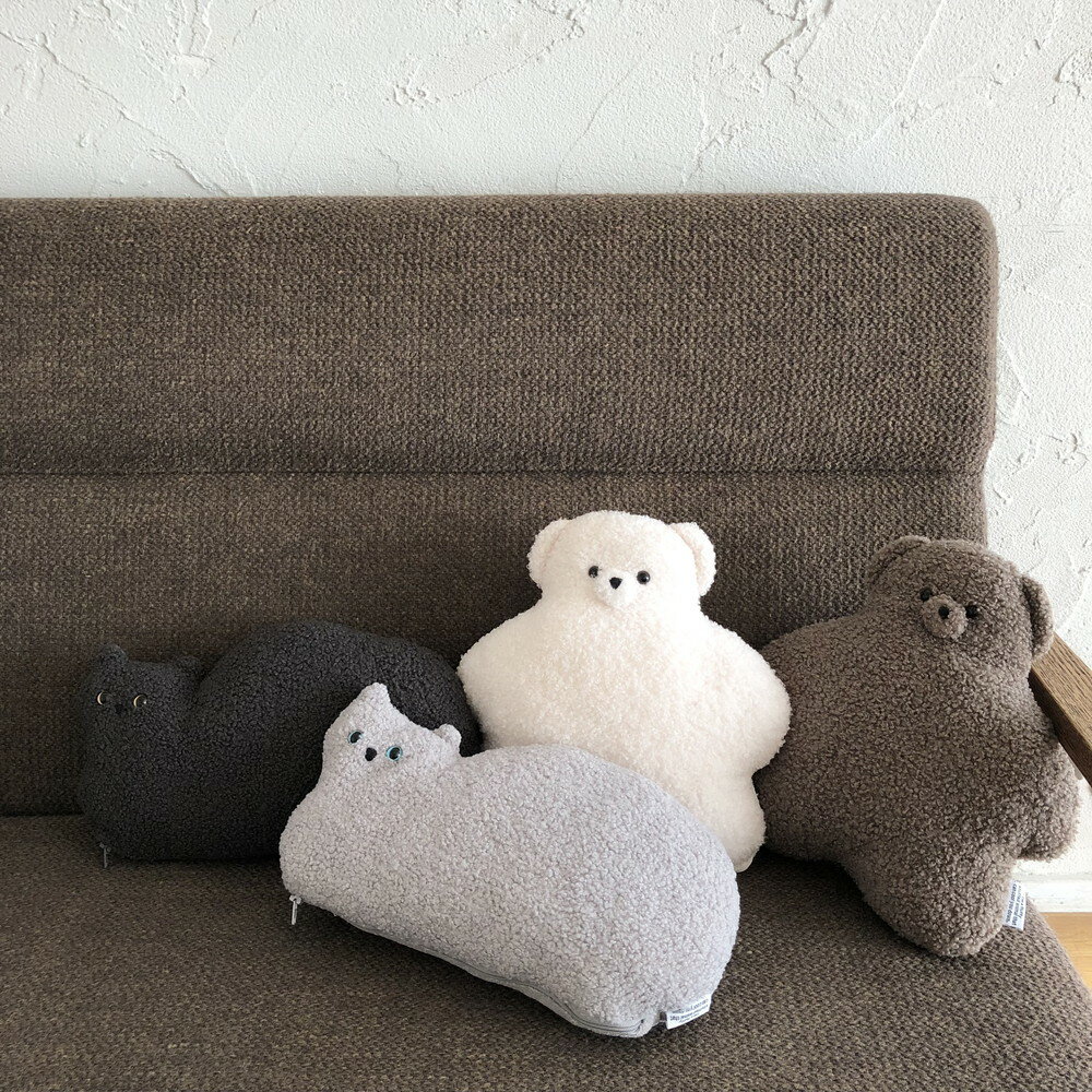 【在庫限り】2022【jolijoli】Teddy & Kitty COOL PILLOW L（2種類4色） ジョリジョリ テディーアンドキティー ギフト クールピロー コグマ ネコ コンシェルジュ楽天市場店 ヘミングス